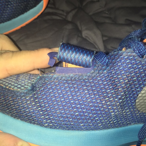 Nike KD Trey 5 III Basketball Shoes Blue & Orange - Picture 3 of 5